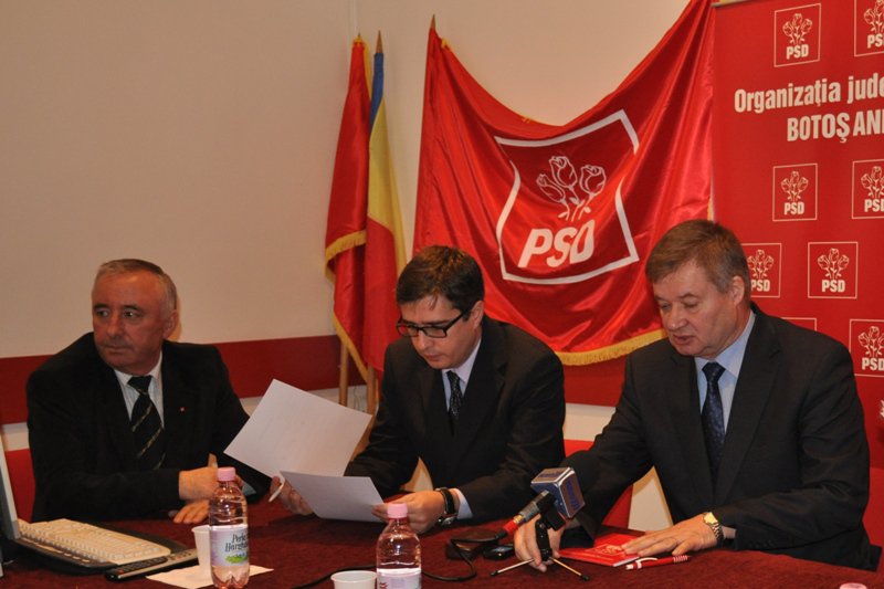 PSD Botoşani denunţă tentativa de intimidare a consilierilor judeţeni şi pregăteşte acţionarea în justiţie a liderilor PDL