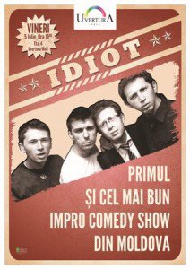 Astăzi la Uvertura Mall! Seară de Comedie Live cu Trupa IDIOT din Iași