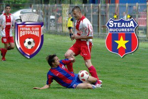 Astăzi: partida oficială FC Botoşani- Steaua Bucureşti