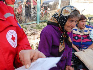 Crucea Roșie Română oferă sprijin pentru familiile afectate de inundațiile din Galați