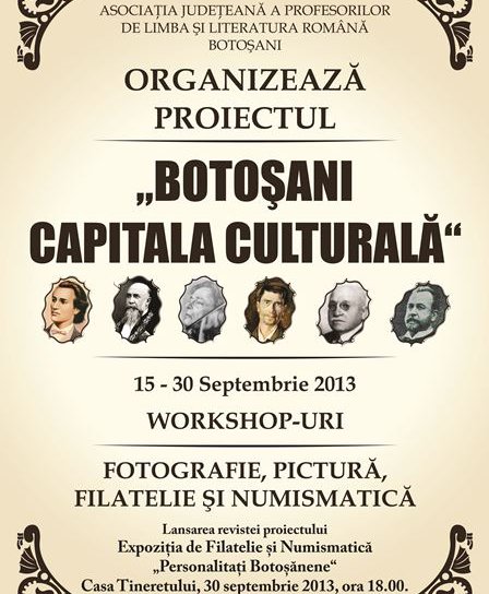 Botoșani, Capitală Culturală, un proiect de cultură şi identitate națională