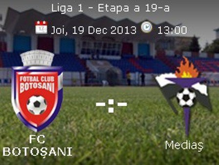 FC Botoşani joacă astăzi, pe teren propriu, cu cei de la Gaz Metan Mediaş