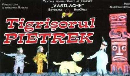 Comunicat Teatrul „Vasilache”: Spectacolul „Tigrişorul Pietrek” programat duminică, s-a anulat
