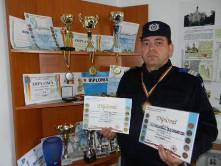 Jandarm botoşănean premiat la Campionatul de Tir al MAI