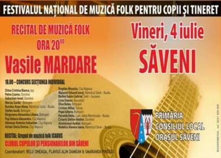 La Săveni începe astăzi Festivalul Național de Muzică Folk „Seri Melancolice Eminesciene”