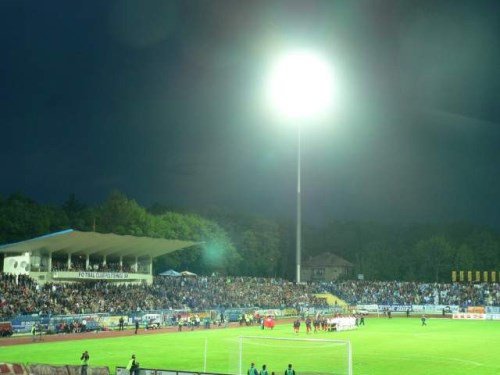 FC Botoșani a efectuat primul antrenament în nocturna de pe Stadionul Municipal
