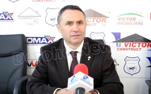 Victor Mihalachi, finanțator FCM Dorohoi: „Nu disperăm pentru că va veni soarele și pe aleea noastră” - VIDEO