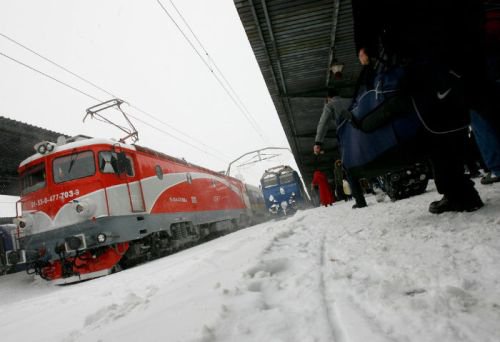Recomandări făcute de „CFR” SA legate de circulația feroviară din localitățile afectate de căderile de zăpadă