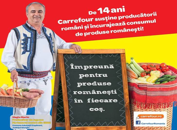 Carrefour România continuă programul de parteneriate  cu producătorii români de legume-fructe