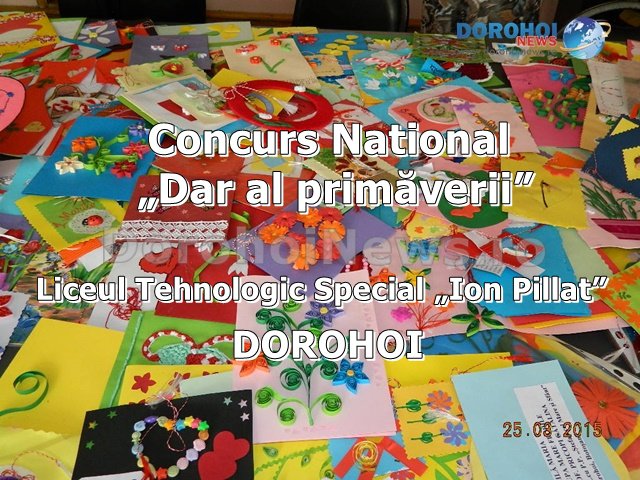 Liceul Tehnologic Special „Ion Pillat” Dorohoi! Concursul „Mărţişorul dar al primăverii” la final - FOTO
