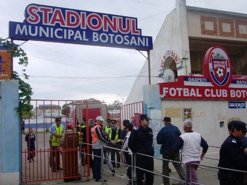 Sancțiuni aplicate de jandarmi la meciul FC Botoșani - FC Ceahlăul Piatra Neamț