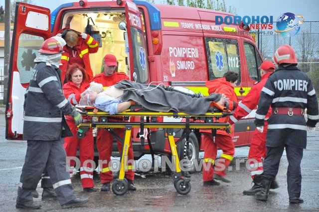 Bărbat din Dorohoi preluat de elicopterul SMURD în coma de gradul IV