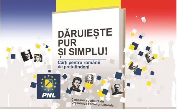 30.000 de cărți pentru românii de peste Prut, rezultatul campaniei naționale PNL „Dăruiește pur și simplu”