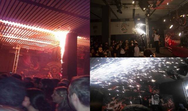 Tragedia de la clubul Colectiv: Imagini cu artificiile de la care s-a declanşat incendiul!