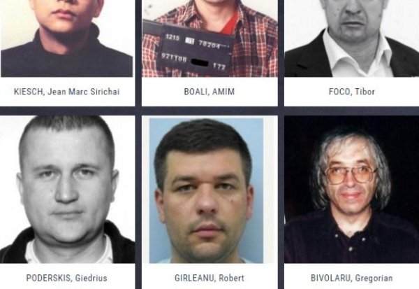 Doi români, printre cei mai căutați infractori din Europa
