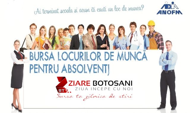 AJOFM Botoșani anunță locurile de muncă și programele de formare profesională disponibile
