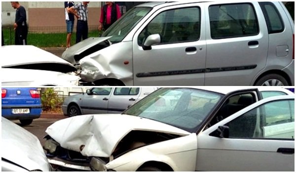 O femeie a ajuns la spital după un accident produs pe strada Grivița