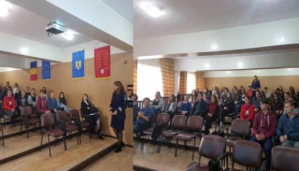 A început Săptămâna Prevenirii Criminalităţii cu elevii Colegiului Naţional „Mihai Eminescu” Botoșani