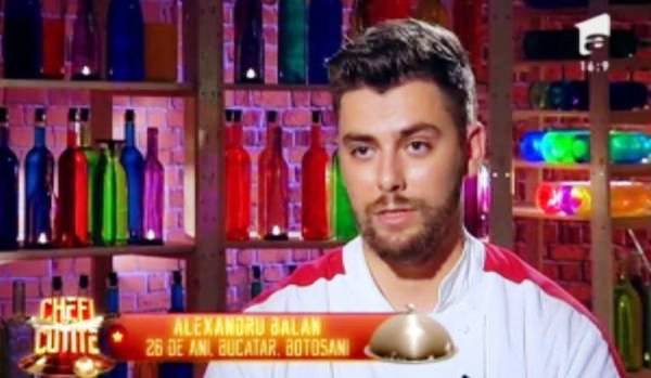 Botoșăneanul Alex Bălan, primul finalist la Chefi la cuțite: „Am murit şi am ajuns în Rai”