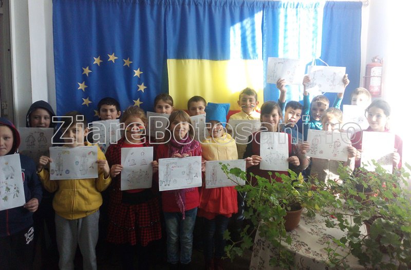 „Mândri că suntem români” la Şcolile Miorcani şi Rădăuţi-Prut - FOTO