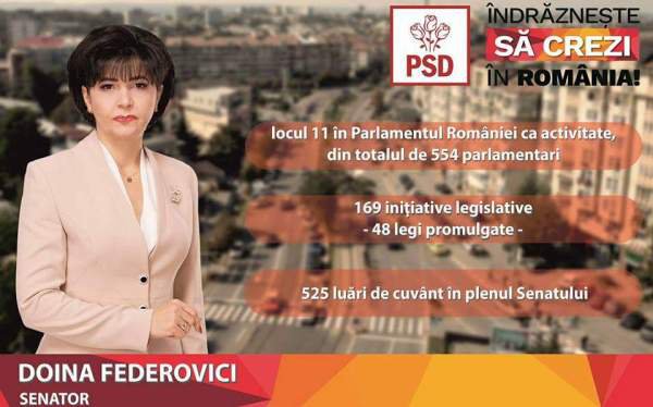 Doina Federovici:„Prioritatea PSD pentru Botoșani este finalizarea modernizării infrastructurii rutiere începută în guvernarea lui Victor Ponta”