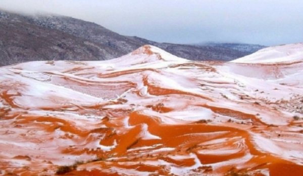 A nins în deşertul Sahara, pentru prima dată din 1979