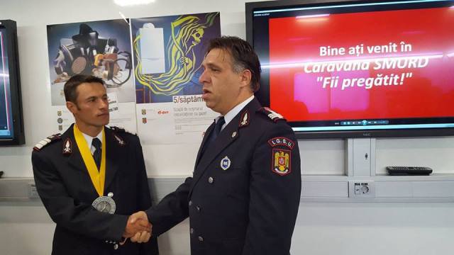 Pompier botoşănean declarat maratonistul anului 2016