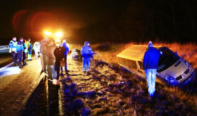 Un microbuz din România cu 9 pasageri, accident pe o autostradă din Franța