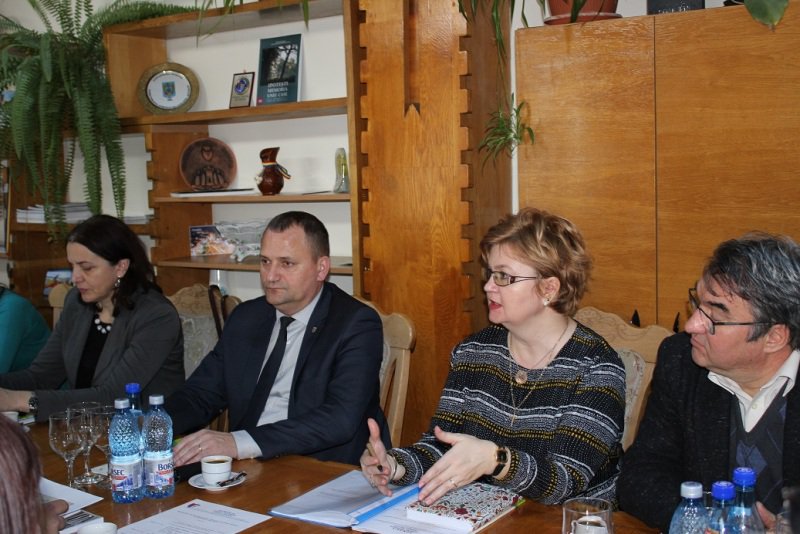 Delegație ucraineană, în vizită la Consiliul Județean Botoșani - FOTO