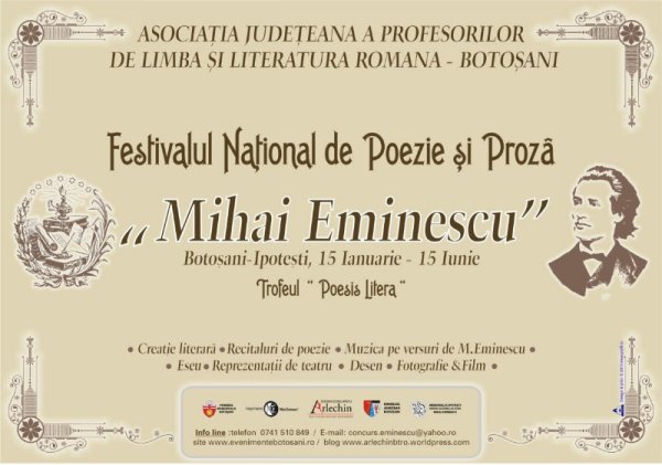 Festivalul național de poezie și proză „Mihai Eminescu”, ediția a VI-a