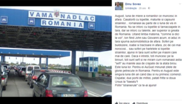 Român, despre cei care se întorc în țară în august „cu talente, aer superior și greață de România”
