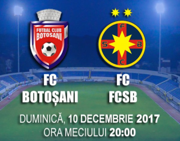 FC Botoșani joacă, pe municipal, împotriva celor de la FCSB