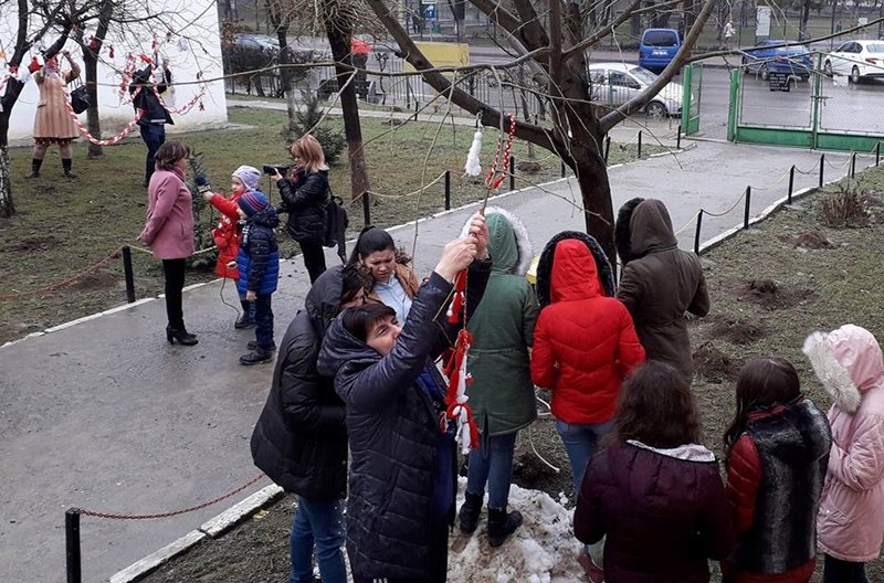 „Adoptă un copac” la Școala Generală nr. 8 „Elena Rareș” din Botoșani - FOTO