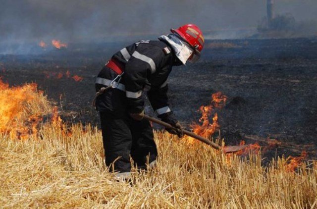 ISU Botoșani: Stop incendiilor de vegetație uscată!