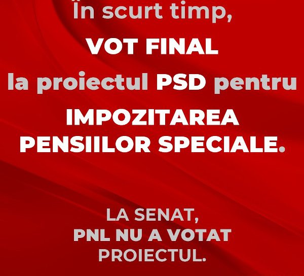 Comunicat - PSD de ține de cuvânt și va vota în Parlament renunțarea la indemnizațiile speciale!