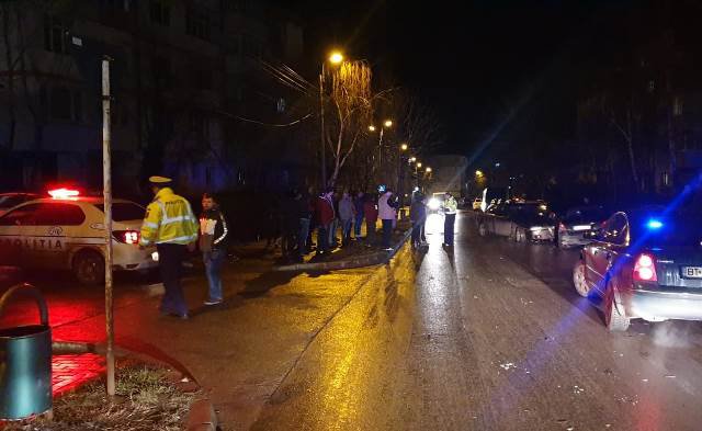 Accident la Botoșani! Cinci mașini avariate de un șofer neatent