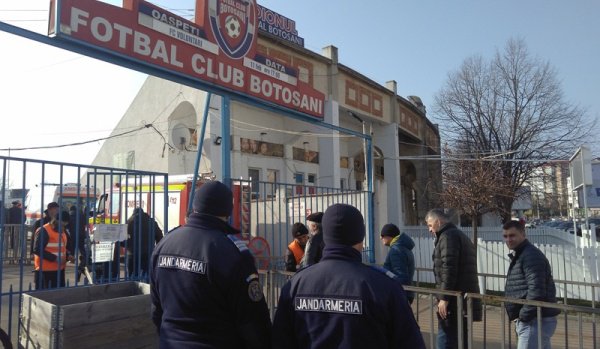 Măsuri de ordine publică pe Stadionul municipal Botoșani la meciul internațional de rugby România - Spania