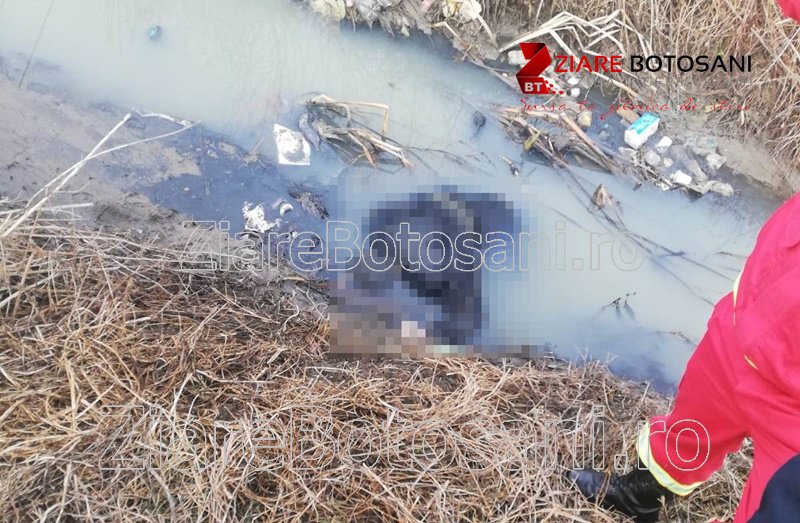 Descoperire șocantă la Dorohoi! Bărbat găsit decedat într-un Pârâu - FOTO