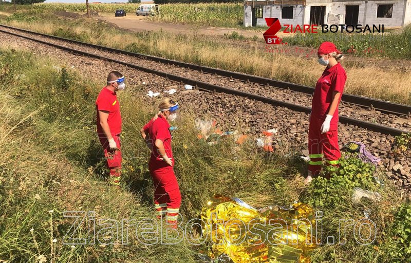 Tragedie la Botoșani! Un copil de 11 ani a decedat după ce a fost lovit de tren