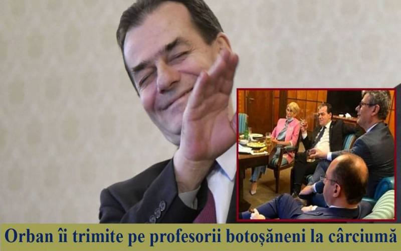 Domnilor Șoptică și Flutur, 6.300 de profesori din Botoșani așteaptă să vă cereți scuze pentru că Orban i-a trimis la cârciumă să-și bea banii