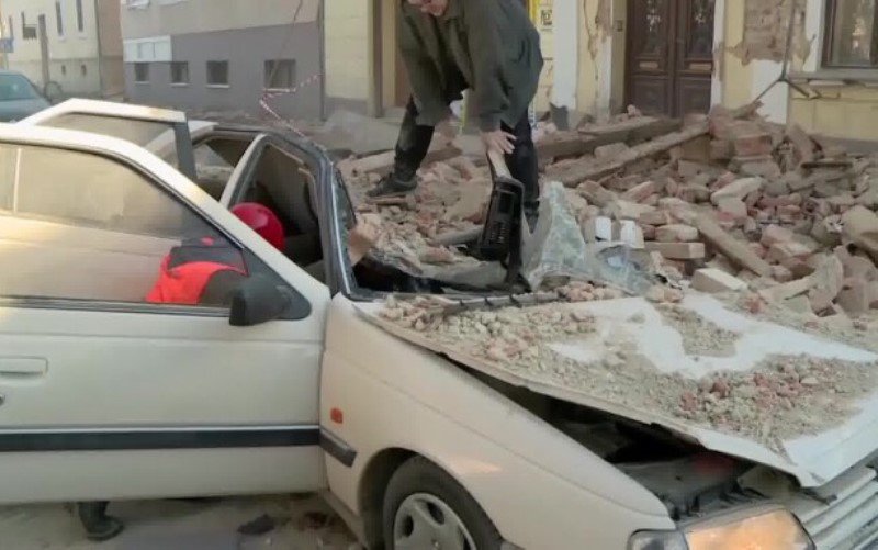 România e solidară cu Croația după puternicul cutremur în care au murit cinci persoane și mai multe clădiri s-au prăbușit