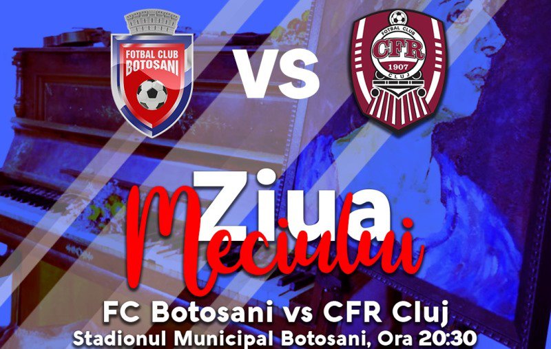 Meci important astăzi la Botoșani. CFR Cluj joacă cu titlul pe masă