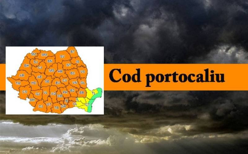 Alertă meteo de vreme rea. ANM a emis un COD PORTOCALIU de furtuni pentru județul Botoșani