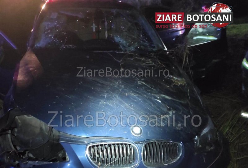 Accident la Dumbrăvița! Femeie ajunsă la spital după ce o mașină a ieșit de pe carosabil - FOTO