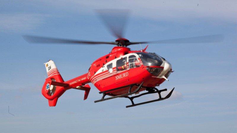 Elicopter SMURD chemat la Botoșani pentru un bărbat cu probleme cardiace
