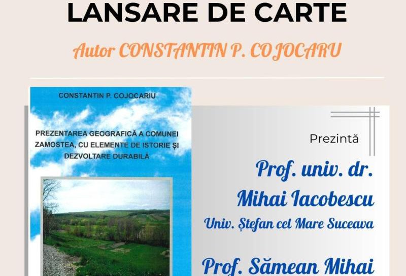 Monografie lansată sâmbătă, la Biblioteca Județeană Botoșani