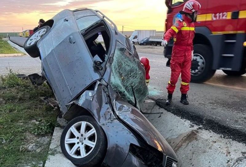 Accident cu trei victime pe drumul Botoșani – Târgu Frumos