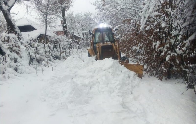Furtună de ninsoare în nordul României! Sute de familii au rămas fără curent