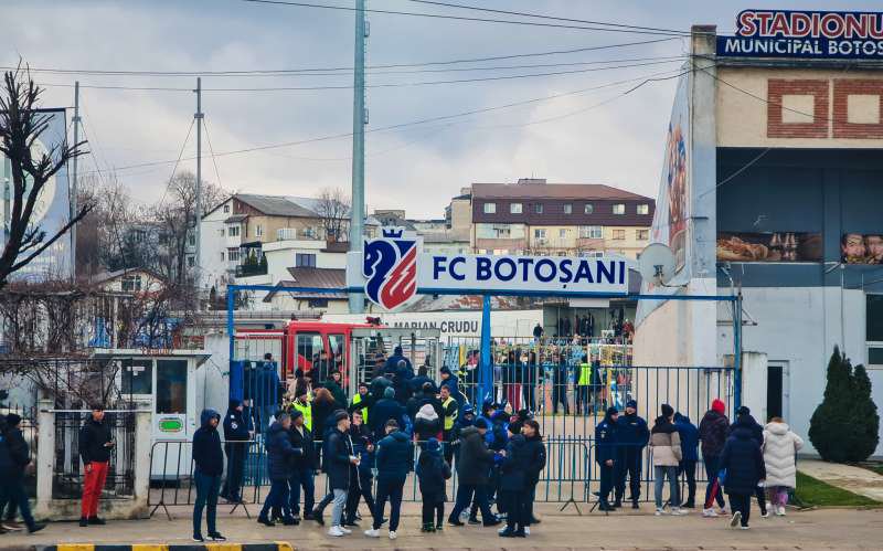 Măsuri de ordine publică la meciul de fotbal dintre F.C. Botoșani și Farul Constanța