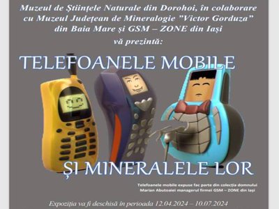 Expoziția „Telefoanele mobile și mineralele …